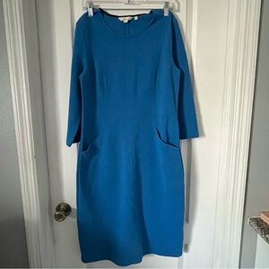 Boden Vibrant Blue Midi Dress